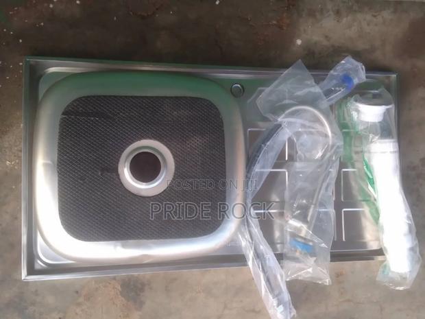 Small Kitchen Sink Set for Block Installation With Tap · Photo 2