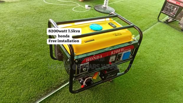 7.5kva 8200watt Honda Generator Petrol Honda 7.5kva 8200watt · Photo 1
