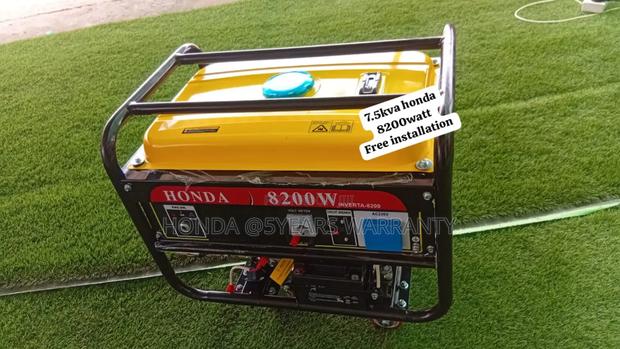 Generator 7.5kva 8200watt Honda Petrol Keystart 7.5kva Honda · Photo 1