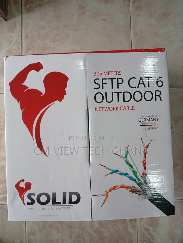 305m SFTP Outdoor Cat6 Cable Solid
