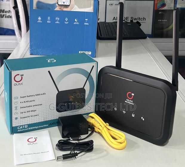 Olax 4g Router Ax8 Pro Wi-Fi 6 With Inbuilt Battery · Photo 4
