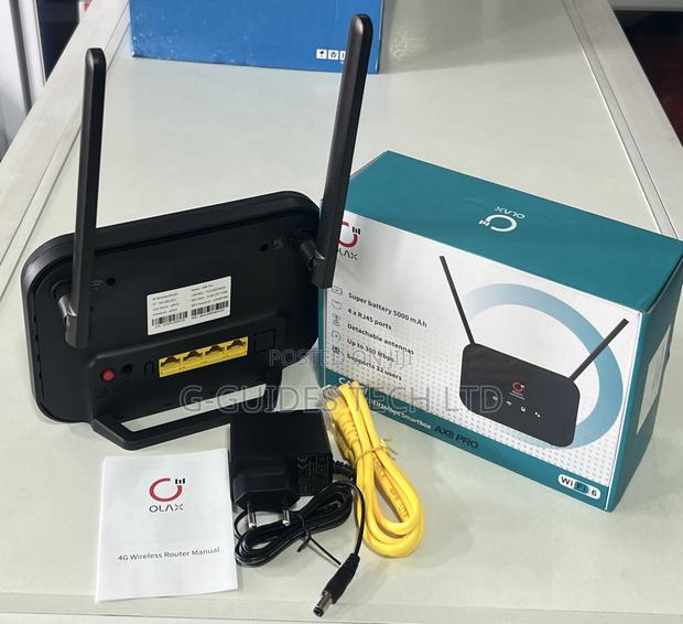 Olax 4g Router Ax8 Pro Wi-Fi 6 With Inbuilt Battery · Photo 6