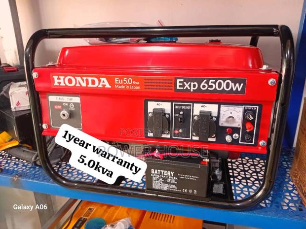 Panel Eclipse Honda Petrol Generator 5.0kva · Photo 1