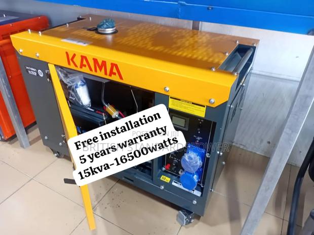 15kva-16500watts Silent Kama Diesel Generator · Photo 1