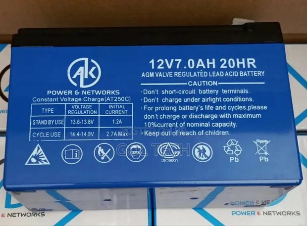 12v/7ah Ups Battery 20hr Ak Original 12v7ah · Photo 2