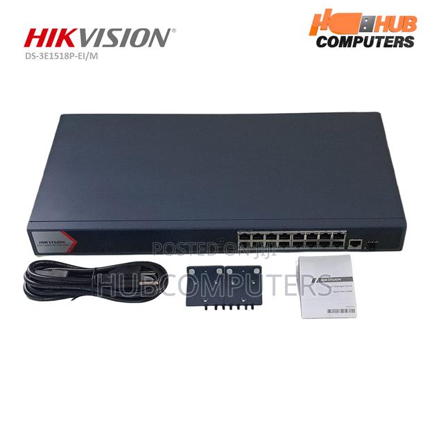Hikvision Ds-3e1518p-El/M Poe Gigabit 16 Ports Manged Switch · Photo 2