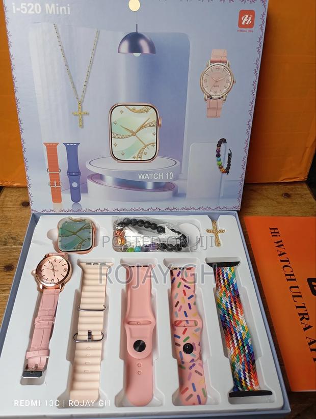 I-520 Mini Smartwatch, Quartz Watch, Bracelet, Chain- Pink · Photo 2