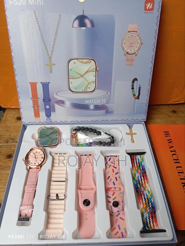 I-520 Mini Smartwatch, Quartz Watch, Bracelet, Chain- Pink · Photo 4
