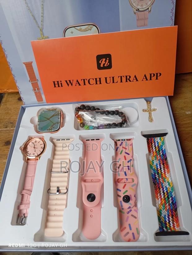 I-520 Mini Smartwatch, Quartz Watch, Bracelet, Chain- Pink · Photo 6