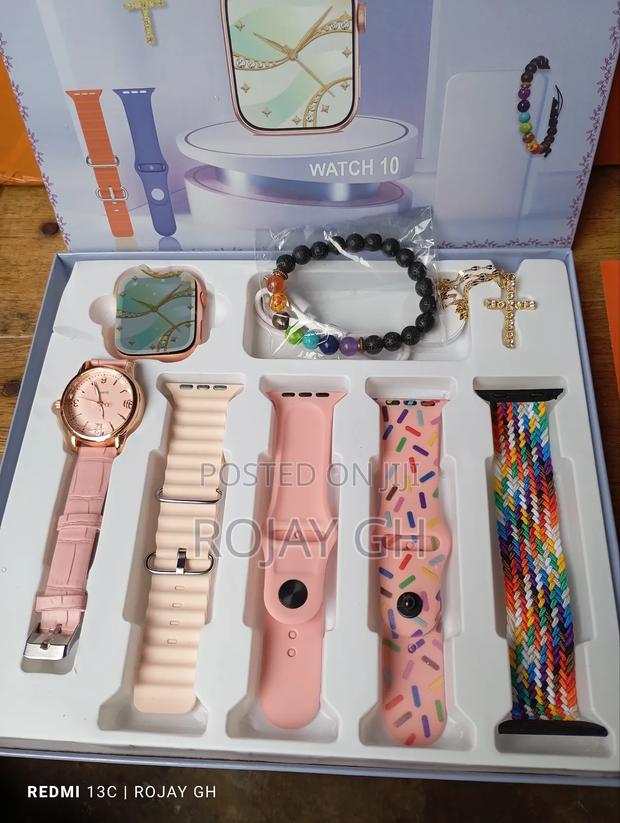 I-520 Mini Smartwatch, Quartz Watch, Bracelet, Chain- Pink · Photo 1