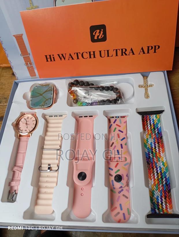 I-520 Mini Smartwatch, Quartz Watch, Bracelet, Chain- Pink · Photo 8