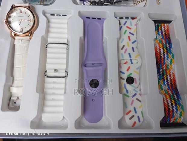 I-520 Mini Smart Watch, Quartz Watch, Bracelet, Chain- White · Photo 4