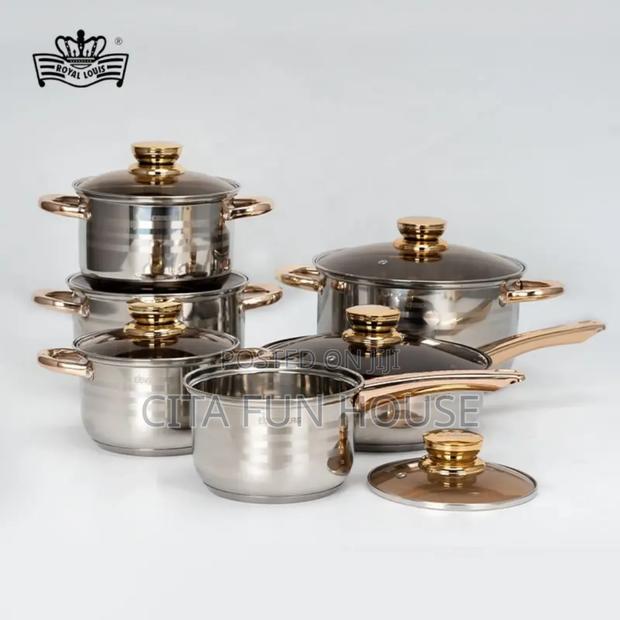 12pcs Heavy Stainless Steel Cookware Set · Photo 2