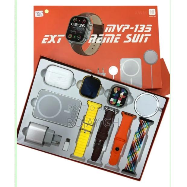 MVP Smartwatch Kit With Battery, Charger Headphones- Gold · Photo 2