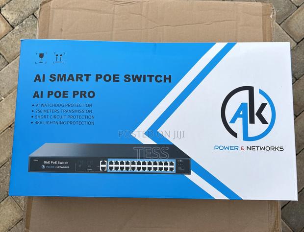 Ak 24port Poe Switch With 2uplink+2sfp 19’’ Rackmount · Photo 1
