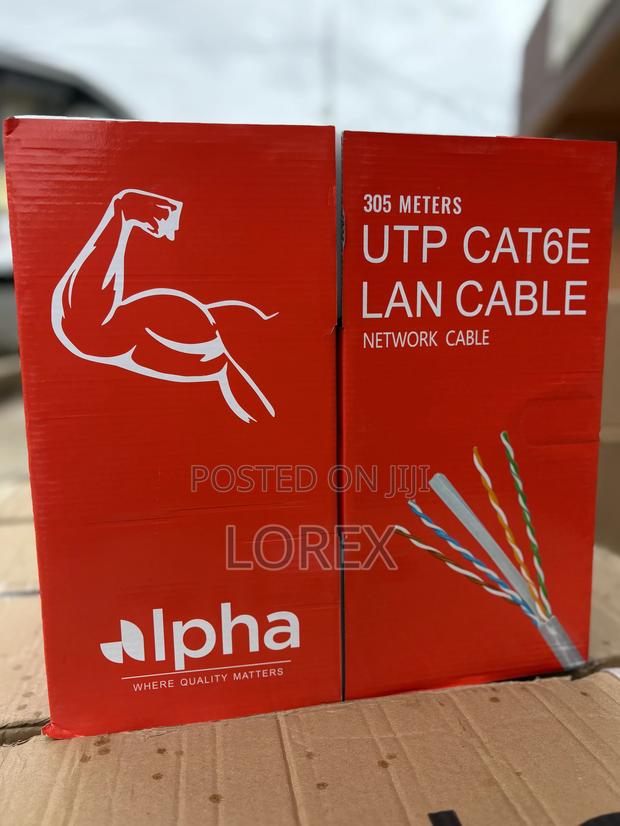 Alpha Network Cat6 Cable 305m Indoor Utp · Photo 2