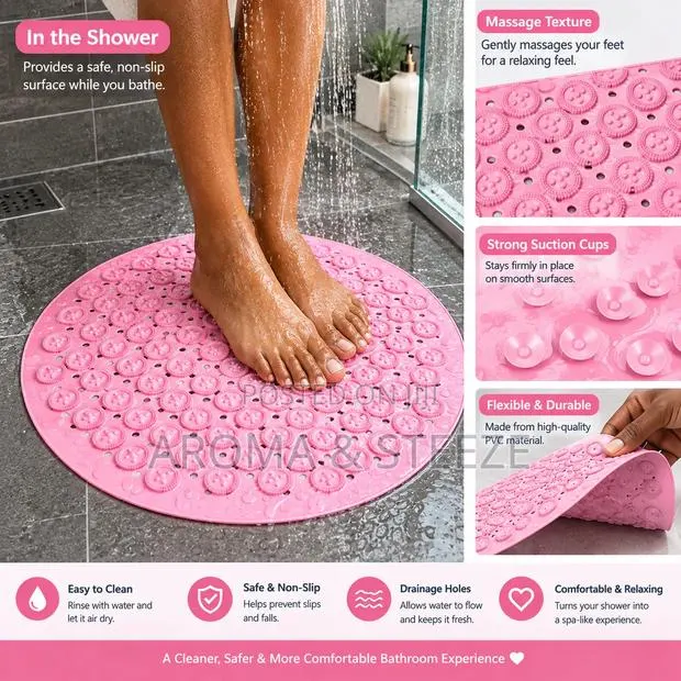 Non-Slip Shower Mat · Photo 1