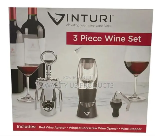 3 Piece Wine Set · Photo 1
