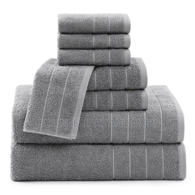 Towel Set Casa Platino 8-Piece( Grey) · Photo 1