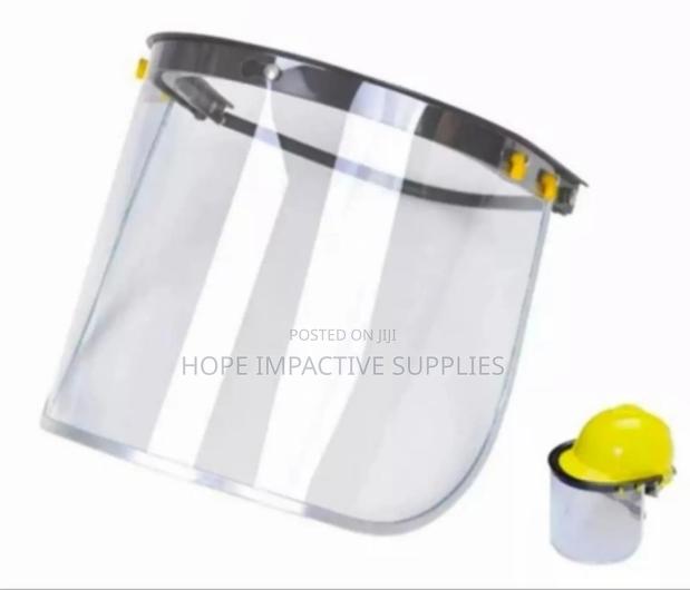 Helmet Mounted Face Shield. · Photo 1
