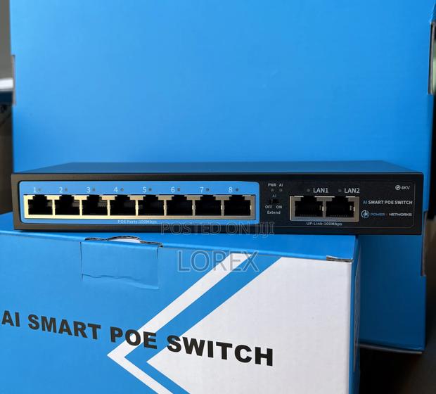 Ak 8ports Poe Switch With 2uplinks · Photo 2