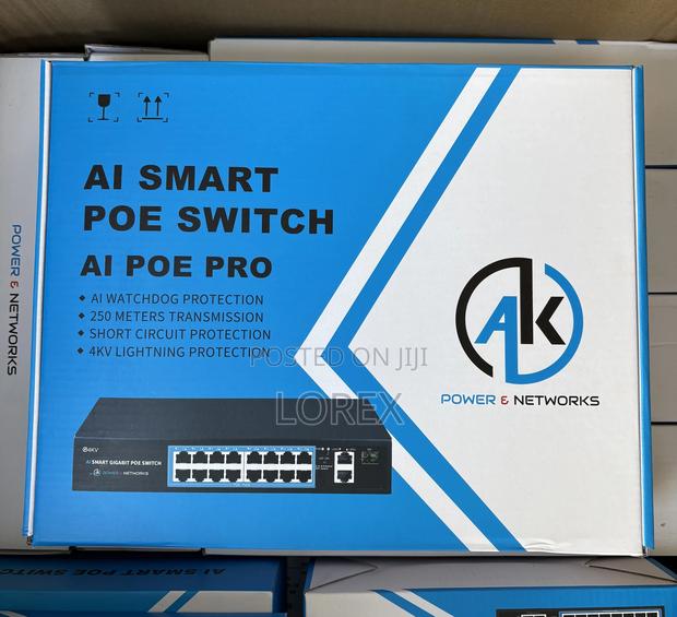Ak 16port Poe Switch Rackmount 2uplink+1sfp · Photo 1