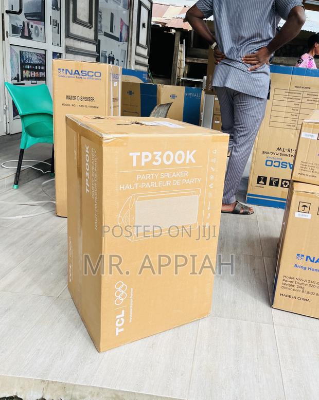 Newly in Stock TCL Tp 340 Watts Portable Speaker. · Photo 1