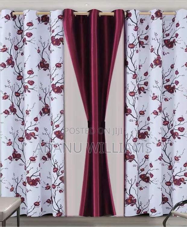 Luxury 3in1 Curtains Set ( Available in Diff Colors) · Photo 1