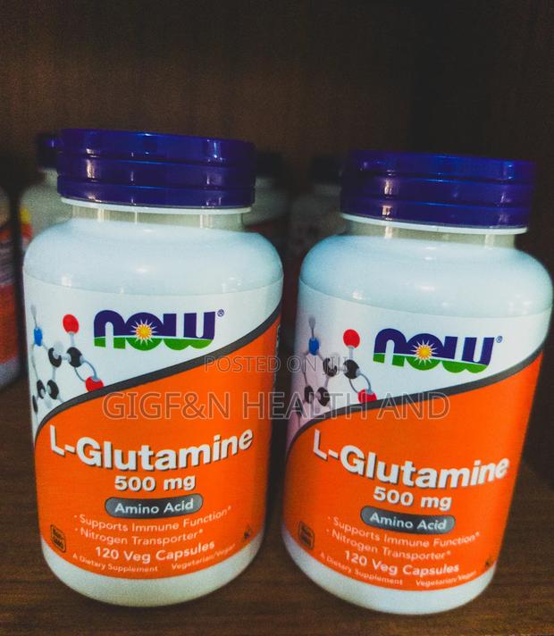 Now L-Glutamine 500mg/120 Veg Caps Gi Tract(2029 Expiry) · Photo 2