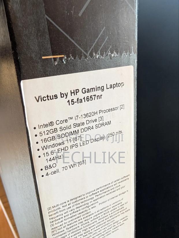New Laptop HP Victus 15 16GB Intel Core i7 SSD 512GB · Photo 2