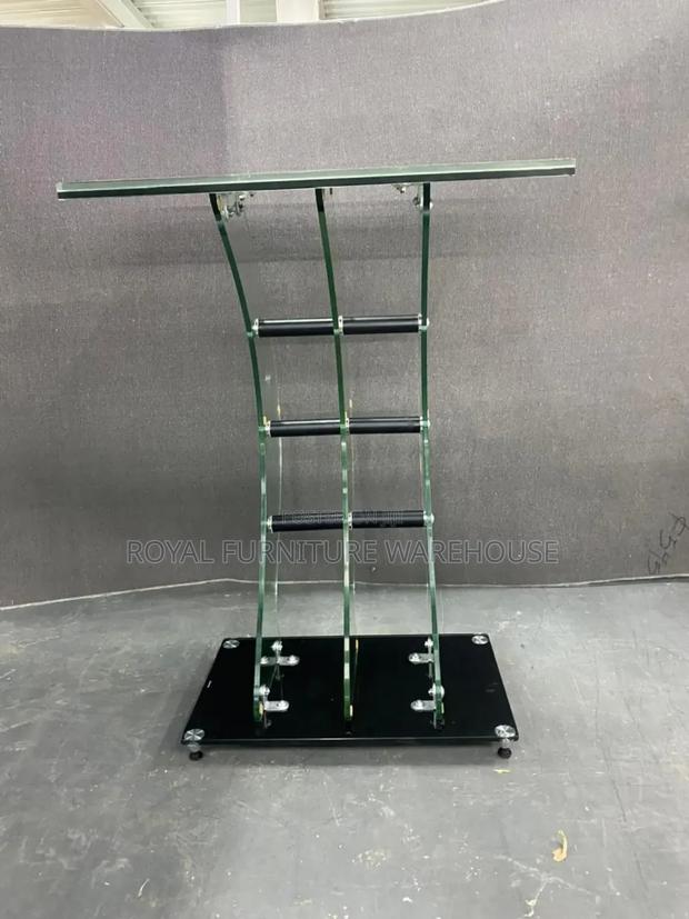 Classic Tempered Glass Preaching Pulpit · Photo 1