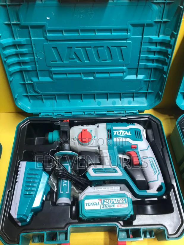 Total Cordless Rotary Hammer-4 Functions (Two Batteries, 20v · Photo 1