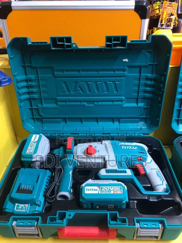 Total Cordless Rotary Hammer-4 Functions (Two Batteries, 20v · Photo 3