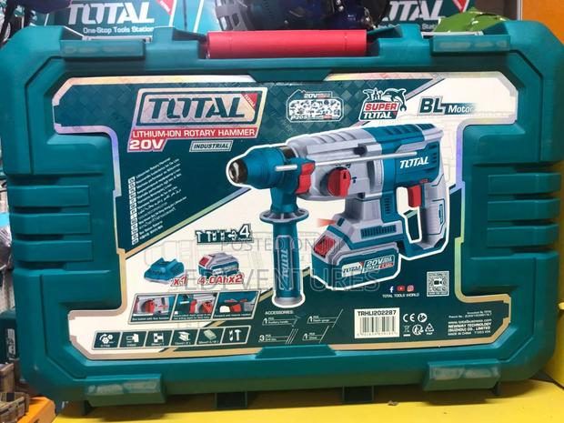 Total Cordless Rotary Hammer-4 Functions (Two Batteries, 20v · Photo 2