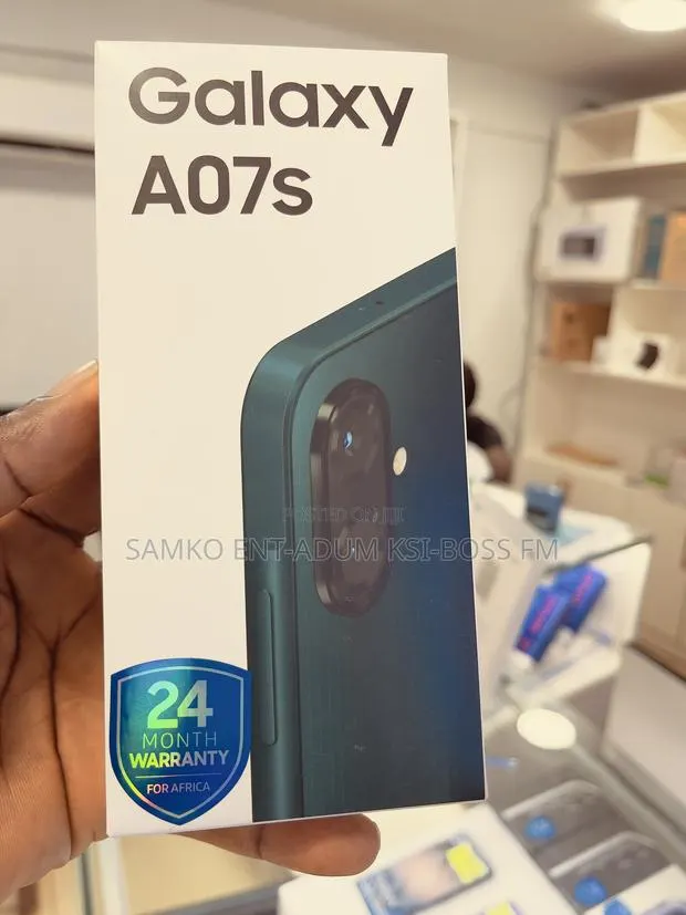 New Samsung Galaxy A07s 64 GB Black · Photo 1