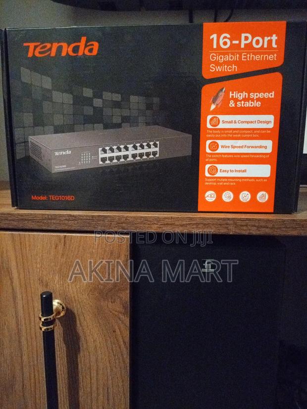 Tenda 16-Port Gigabit Ethernet Switch · Photo 1