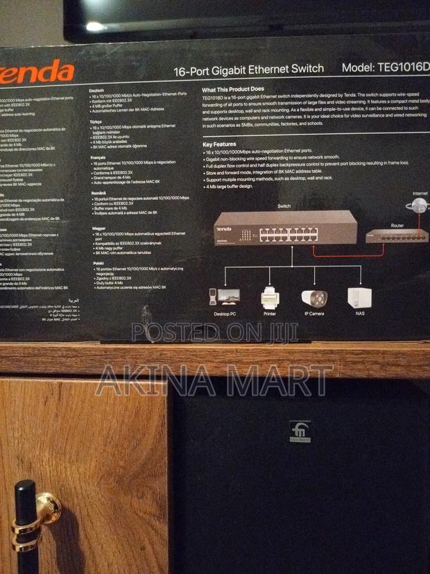 Tenda 16-Port Gigabit Ethernet Switch · Photo 2
