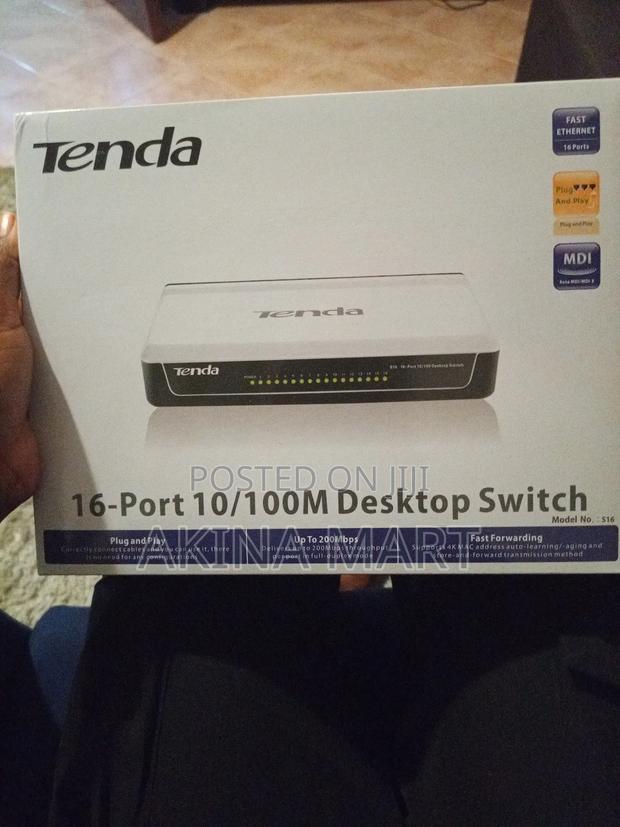 Tenda 16-Port10/100m Desktop Switch · Photo 1