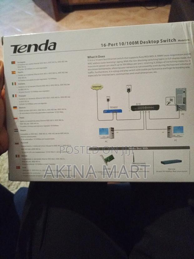 Tenda 16-Port10/100m Desktop Switch · Photo 2