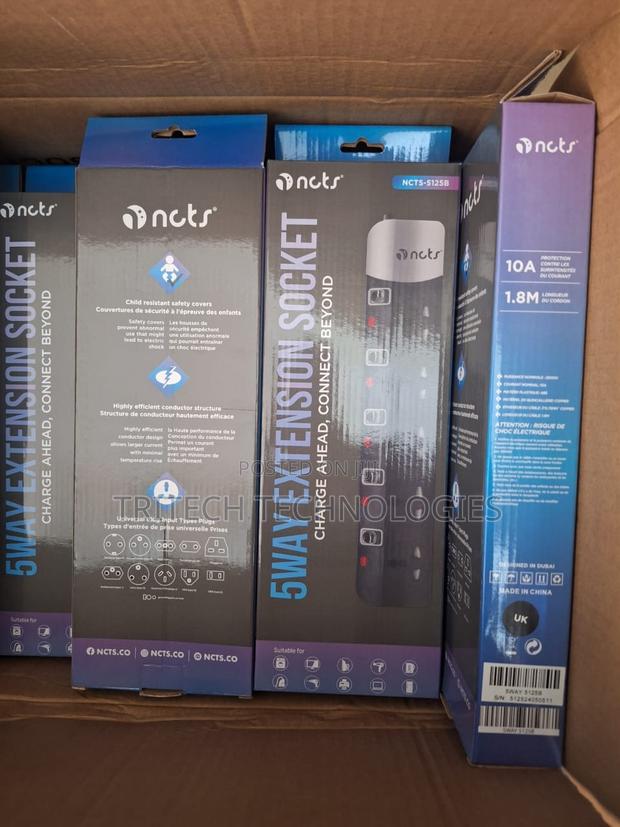 Extension Board Socket 5way With Surge Protector NCTS Origin · Photo 2