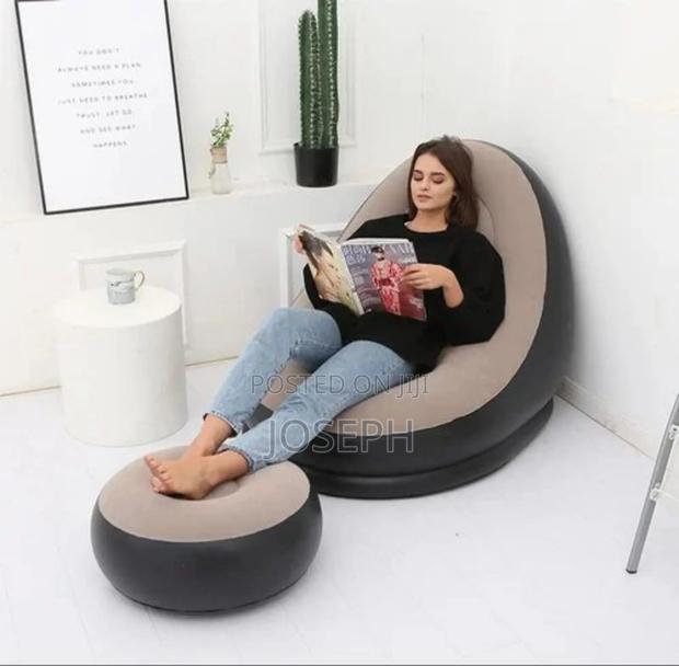 Inflatable Sofa With Stool · Photo 1