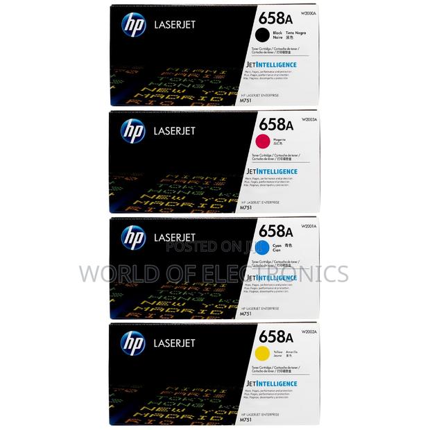 Hp Original 658a Cyan, Magenta, Yellow Toner Cartridge · Photo 1