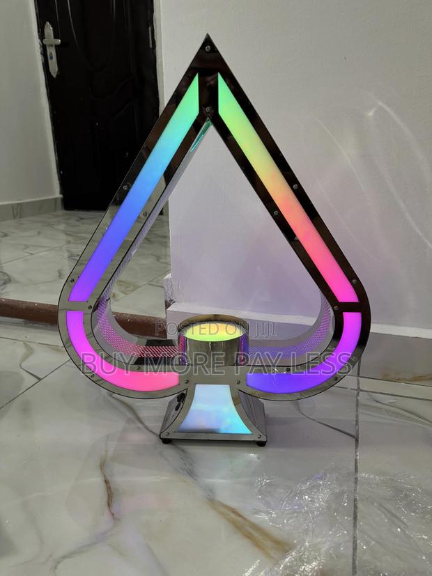 Ace Of Spade Led Bottle Glorifier 1in 1 Silver · Photo 6
