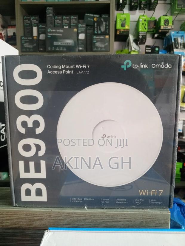 Tp-Link Access Point Omada Eap772 Be9300 Wi-Fi 7 Tri Band · Photo 1