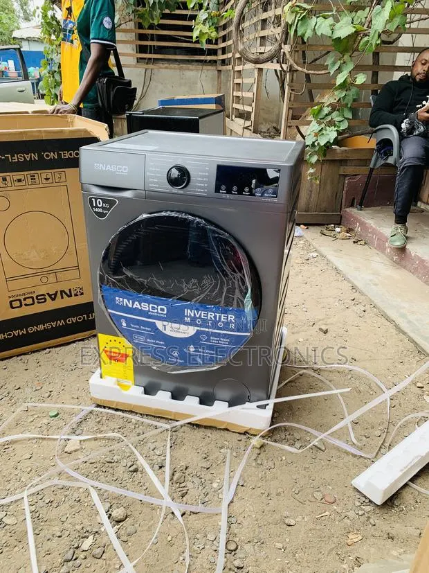 Limited Stock Nasco 10KG Front Load Washing Machine (NASFL-JS10KG-S) · Photo 1