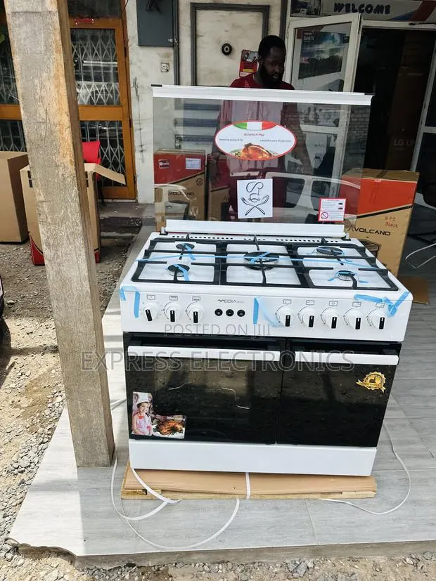 A Best New White Midea Tech Gas Cooker Oven 5b 60/90 · Photo 1