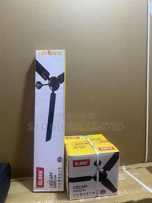 Elbee Dream Ceiling Fan -3 Blades -All Color S Available · Photo 1