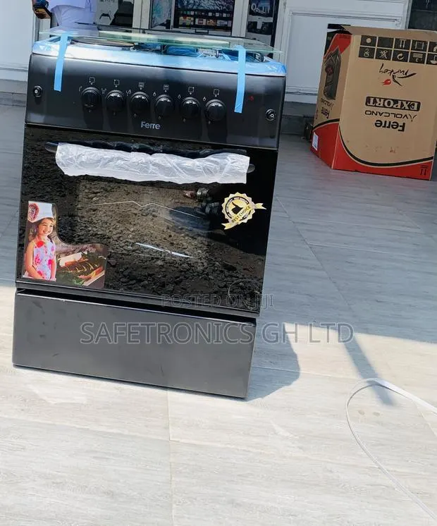 Unbeatable Black Ferre Glass Lid 2 Gas 2 Electric Cooker · Photo 1