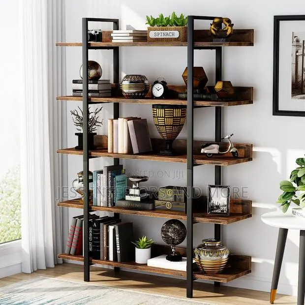 Bookshelf/Display Rack 5-Tier Durable and Sturdy · Photo 1