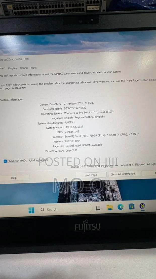 Laptop Fujitsu Lifebook B6230 8GB Intel Core i7 SSD 256GB · Photo 1